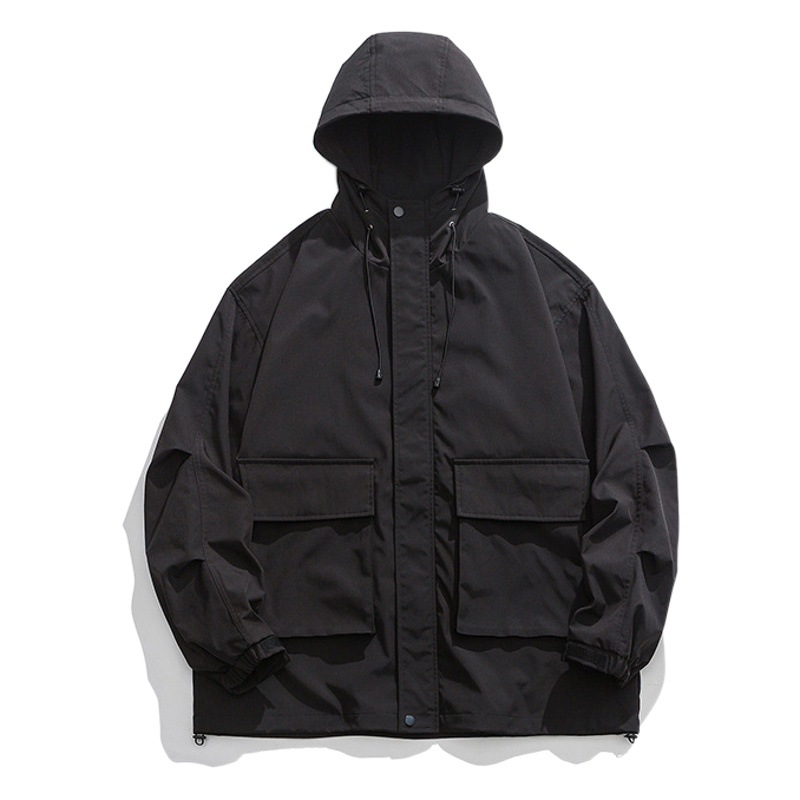 Chaqueta con capucha de montaña para hombre primavera y otoño nueva marca de moda montañismo al aire libre chaqueta casual chaqueta de trabajo impermeable