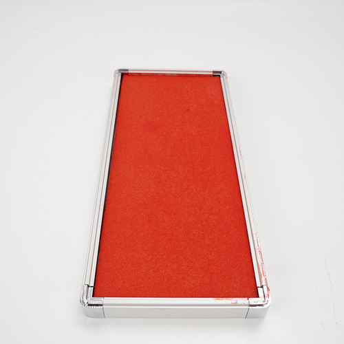 Factory direct supply extra large aluminum alloy ink pad palm footprint stationery fast-drying quick-drying ink oil can be shipped individually