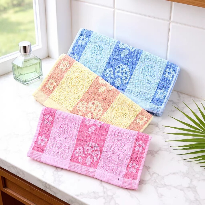 Weak sticky small towel yarn-dyed jacquard cheap non-fading children's towel 25*50 small towel mushroom towel Weak sticky small towel yarn-dyed jacquard cheap non-fading children's towel 25*50 small towel mushroom towel