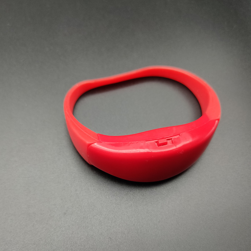 LED声控发光硅胶手环 户外运动夜跑闪光手环 酒吧气氛助威道具