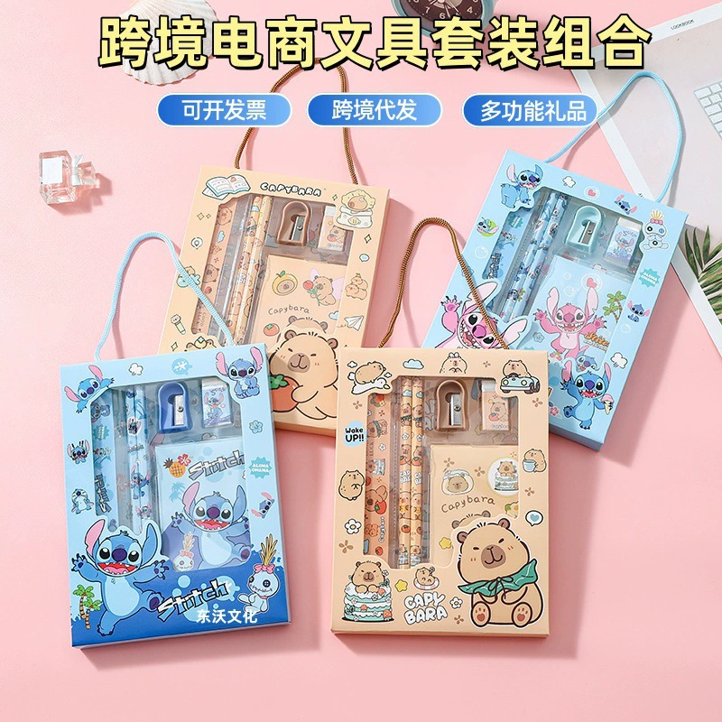 Набор канцелярии Sanrio Kuromi / Melody / Cinnamoroll — пенал-подарочная коробка, набор для студентов