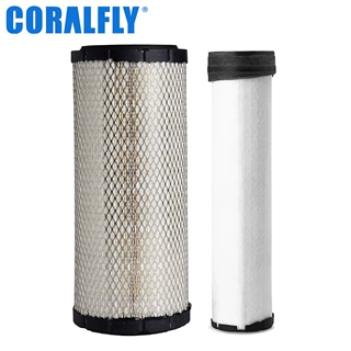 coralfly重卡配件空气滤清器AF25557 AF25558空气滤芯过滤器