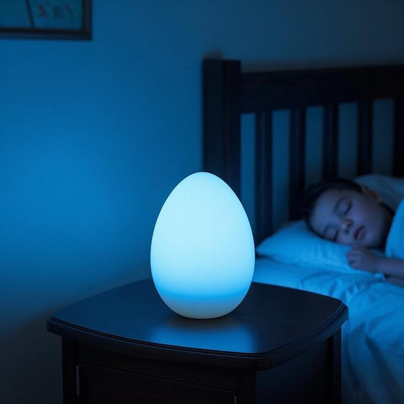 クロスボーダー LED デスクトップ雰囲気テーブルランプバーシンプルな USB 充電リモコンナイトライトベッドサイドランプ雰囲気ランプエッグランプ|undefined
