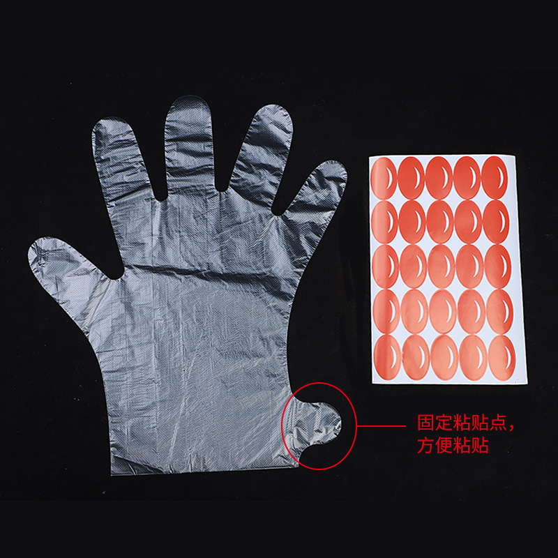 Single-use hand mask, hand care moisturizing, HDPE material transparent gloves, beauty salon, home use, convenient for use.