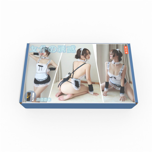 Mystery of Love Maid Temptation + Perfume Set Sexy Lingerie Maid Outfit Lace Maid Adult Sex Toys