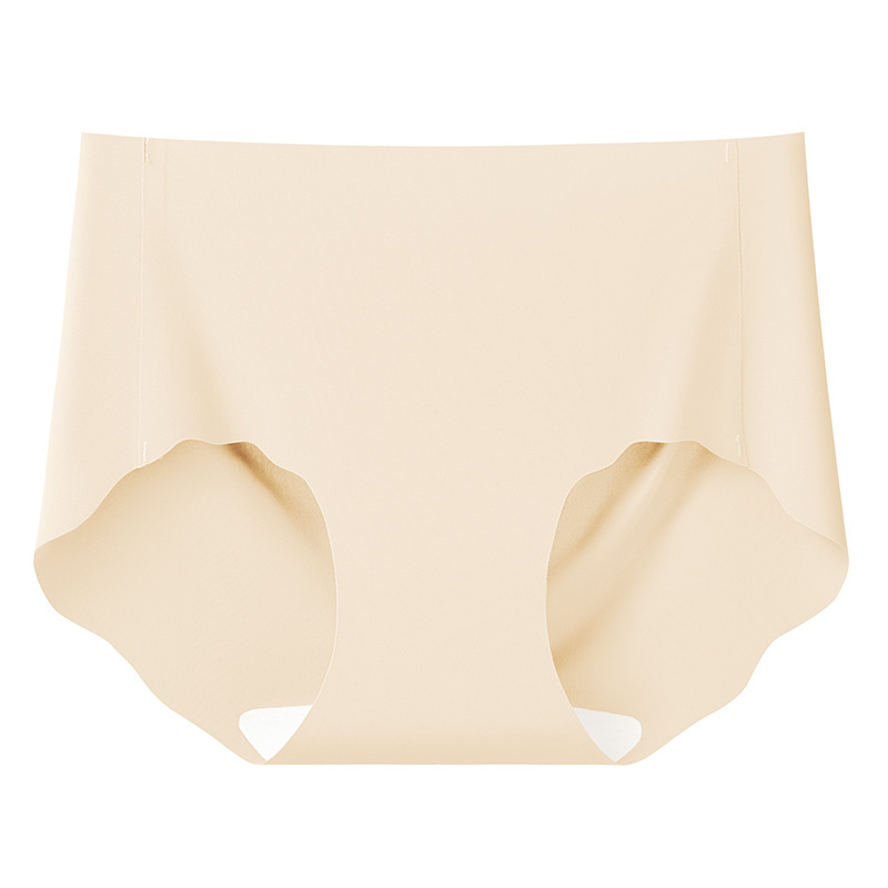 Bragas de seda de hielo sin costuras con entrepierna larga, entrepierna de seda de morera, entrepierna antibacteriana, ejercicio de yoga sin costuras, cadera de melocotón, calzoncillos para mujer