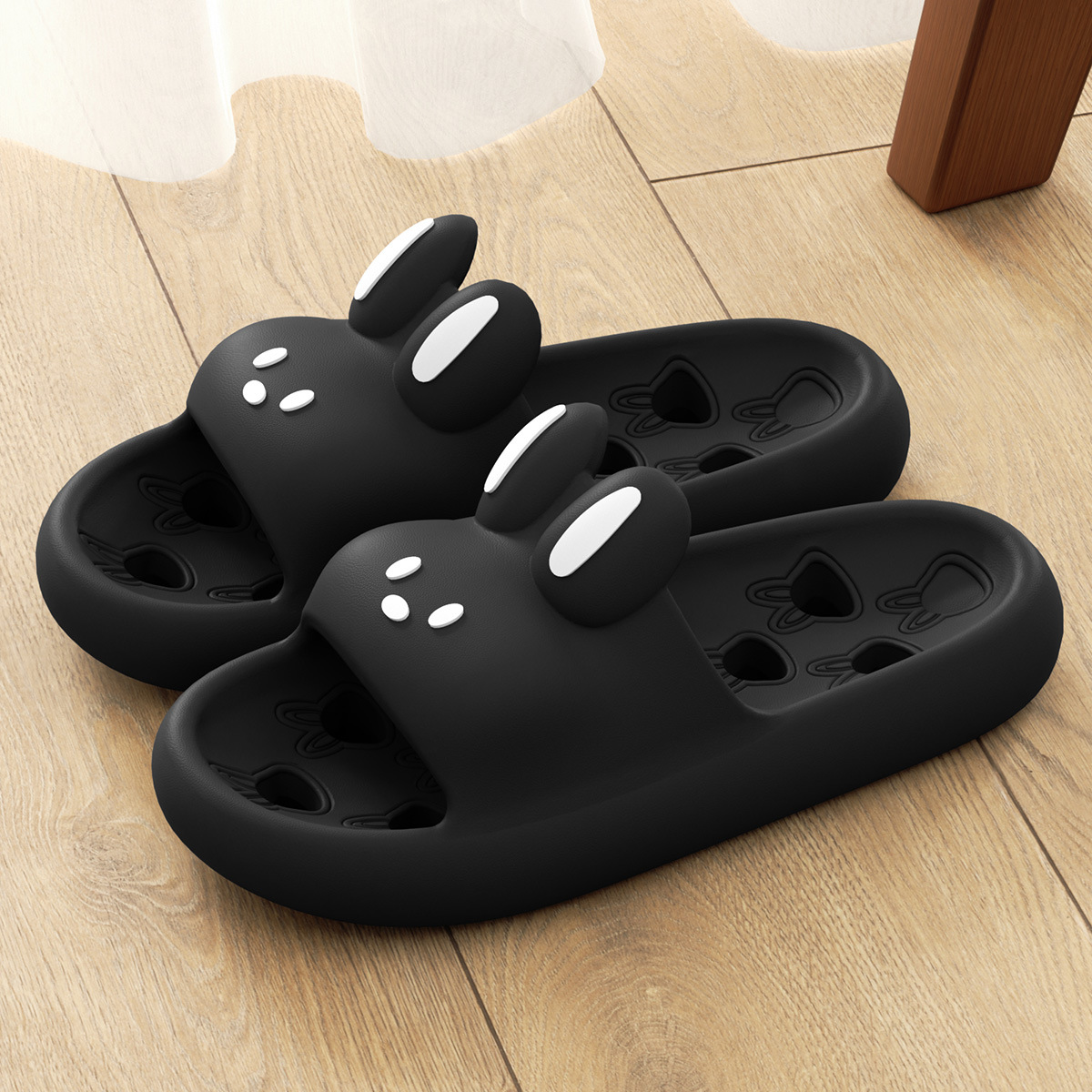 Zapatillas de baño anti-derrapante fugas de agua para hombre interior pisar excrementos para baño especial Eva sandalias mujeres