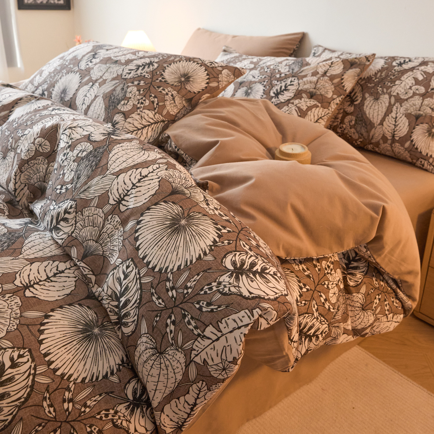 Xinjiang retro algodón de algodón de cuatro piezas A clase madre y bebé sábanas de cama desnudas cubierta ropa de cama de algodón conjunto de tres piezas