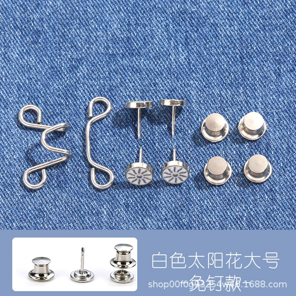 [免钉款【白色太阳花大号】*圆形]