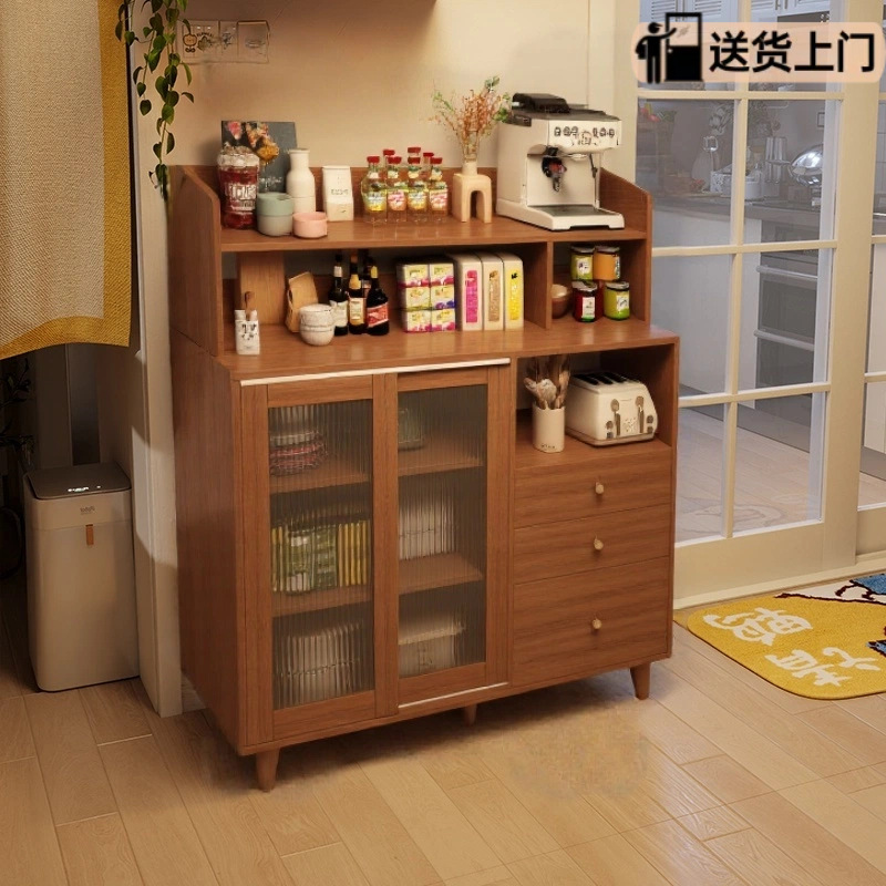 armario de comedor contra la pared armario de almacenamiento integrado armario de almacenamiento armario de té armario de núcleo de madera sólida sala de estar armario lateral armario de cocina