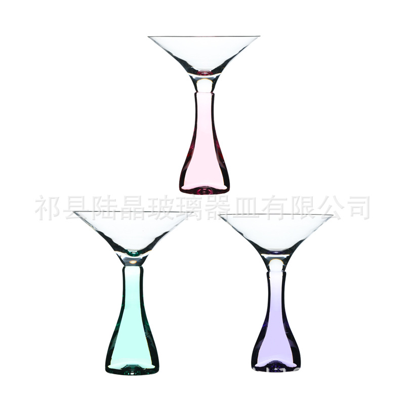 Copa de champiñones personalizada de forma especial simple Vidrio de nicho francés Vidrio de champán Vidrio de cóctel de sake