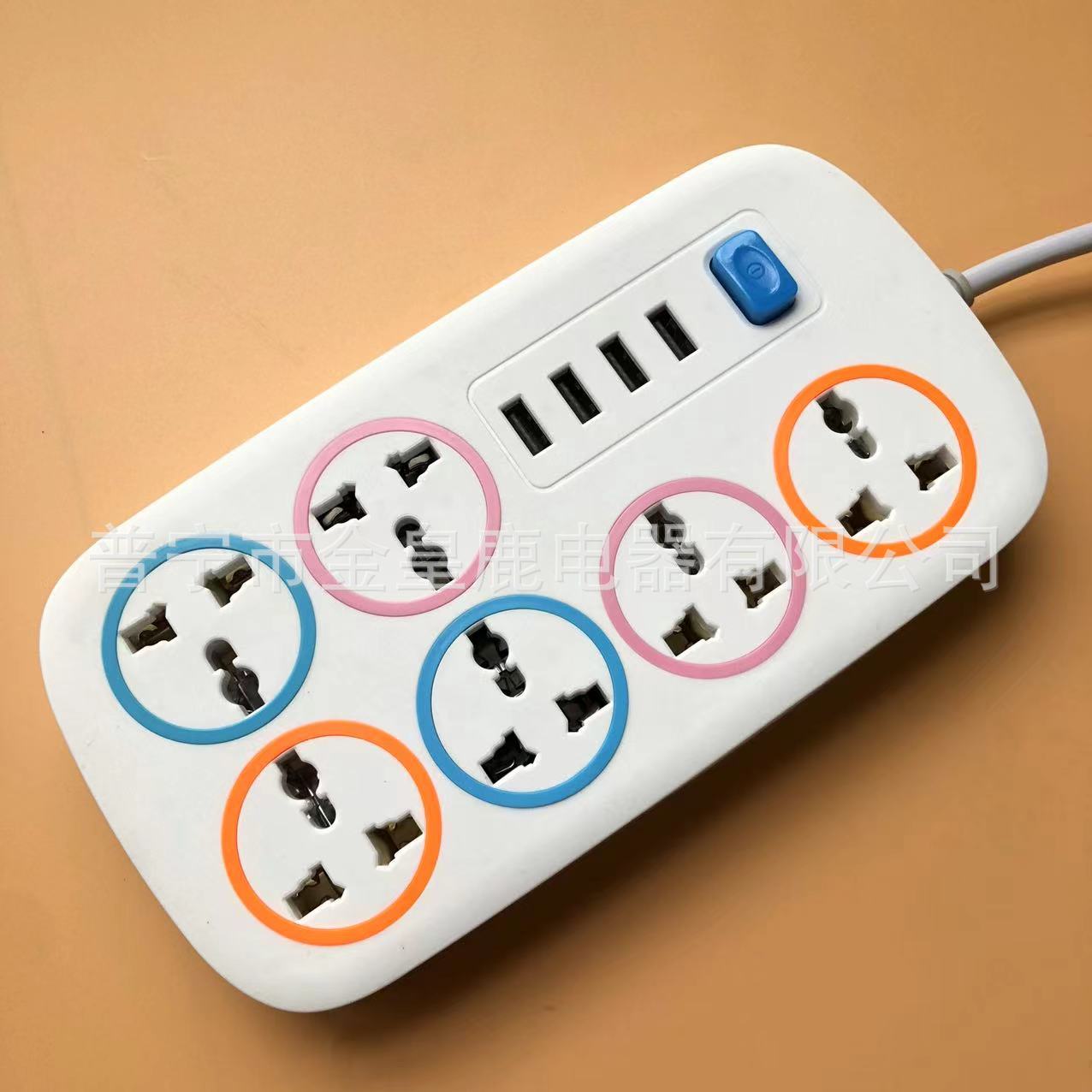 菲律宾老挝越南插座usb带线泰国插排多插位功能插接线板智能排插