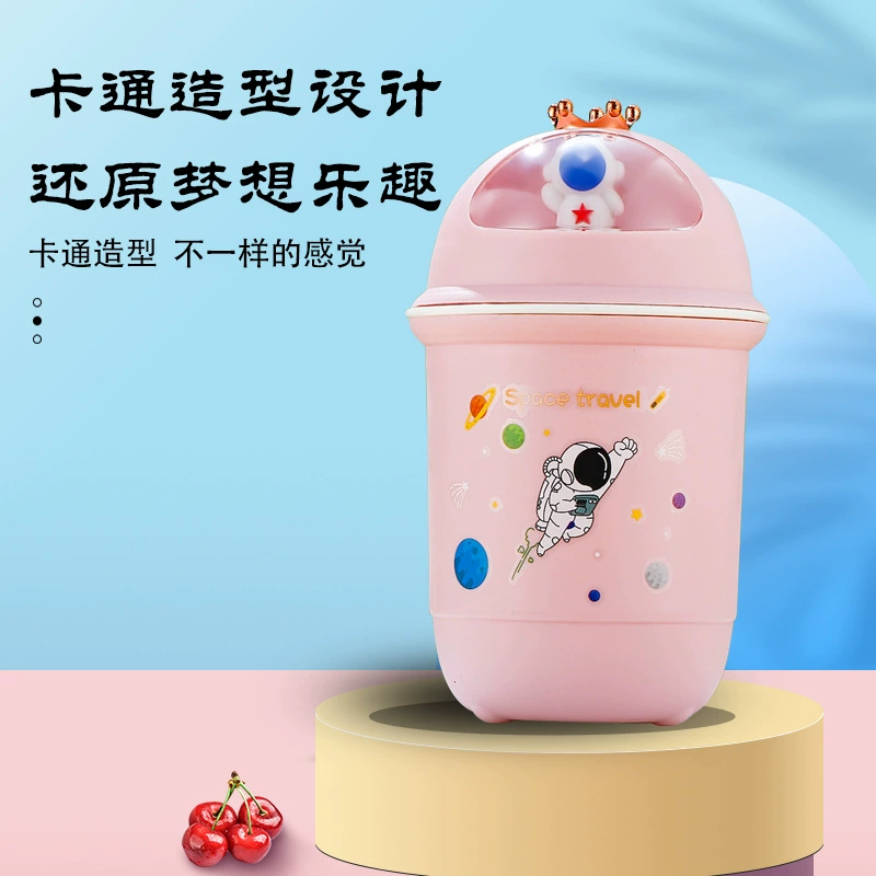 Новый кружка Dream Star Cup с милым мультяшным рисунком, детская портативная пластиковая/стеклянная кружка с космическим узором для мужчин и женщин