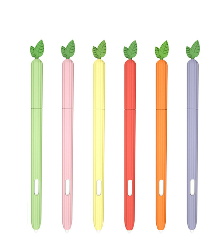For Samsung Pen Protective Cover Samsung Pencil Silicone Tab s6lite Fruit and Vegetable Pen Cover Soft Glue Spen