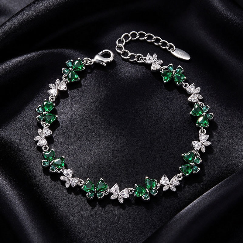 Pulsera Geométrica Circular con Dije de Cubo de Aleación de Cobre