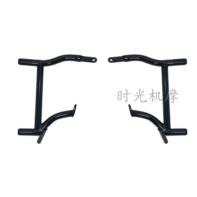 Harley Highway Glider Guard Road King Highway ST Avenue Glider DS Guard Bumper Competitive Rear Two-character Bar (Motorcycle bumper) - black-terminal-type