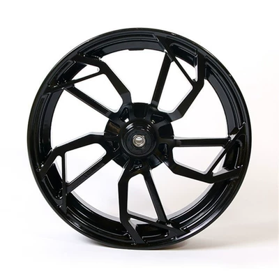 Electric car aluminum wheel 12-inch calf N1S wheel M3 little monkey aluminum wheel aluminum alloy wheel calf No. 9 straight up (Hub) - 12inch-hot-wheels-25-guangdong-size-all-black