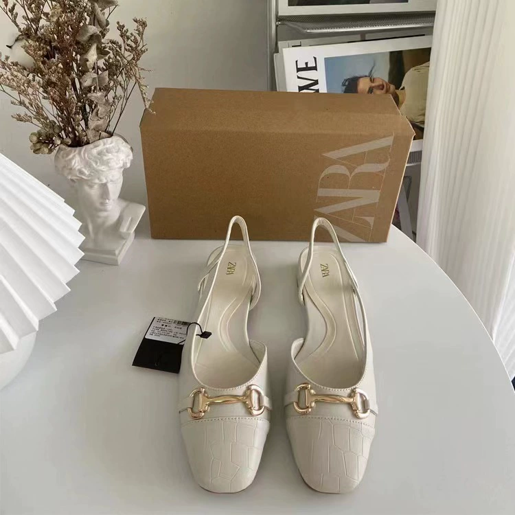Женская обувь ZA 2024 весна новая маленькая отдушка Founding Platform Sandal Sandals twisted large ballet single shoes women