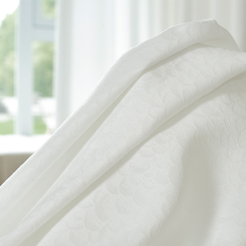 2025 nueva cortina opaca gaze cortina dormitorio sala de estar sensación alta jacquard gaze fábrica directa