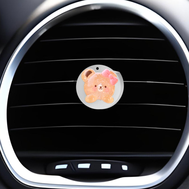 Salida de aire para automóvil Oso brillante, aromaterapia creativa, perfume para automóvil, adornos de dibujos animados, suministros de decoración, suministros para automóvil