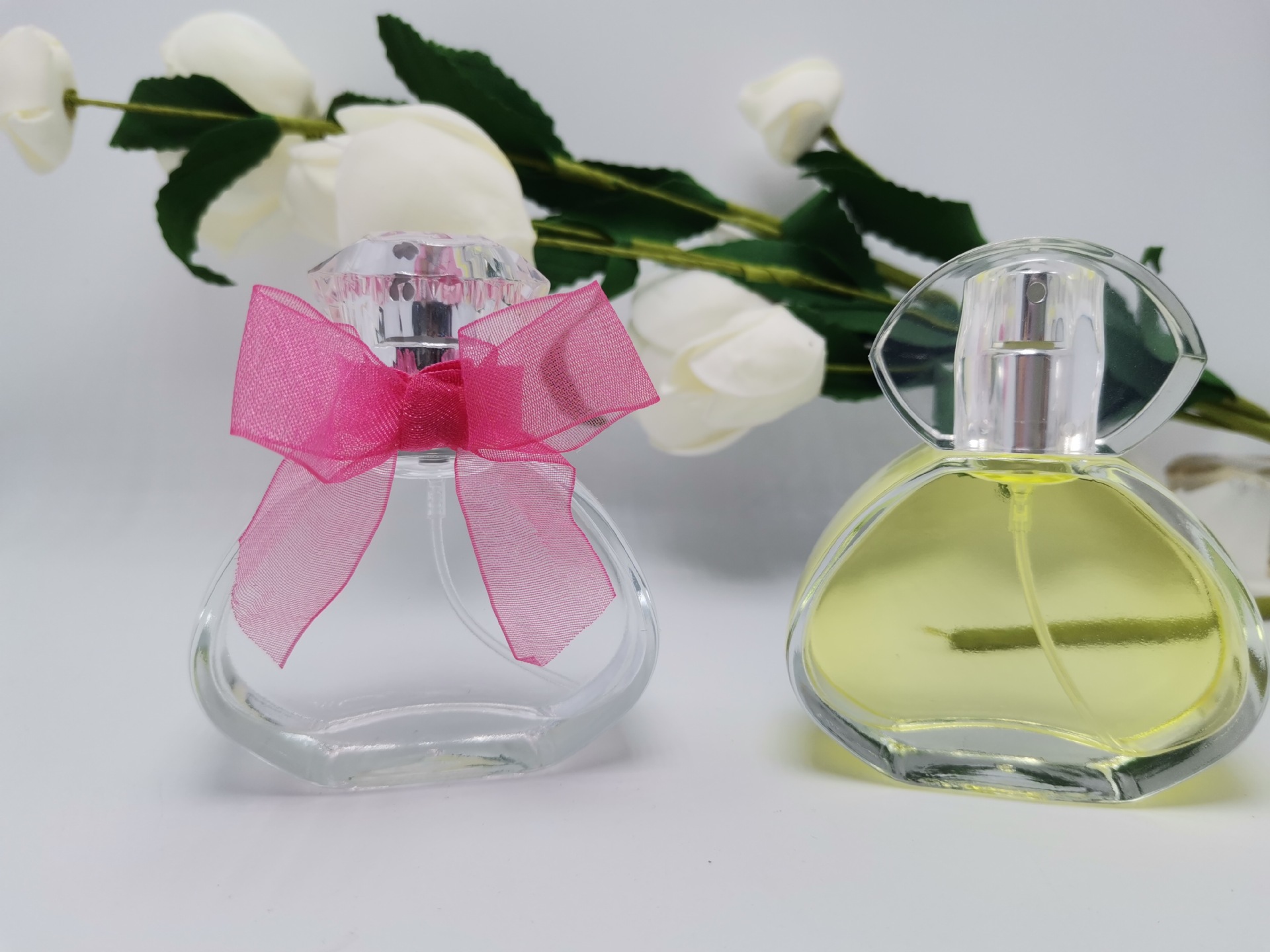 30ml  透明 卡扣喷雾玻璃香水瓶（加一色丝印）