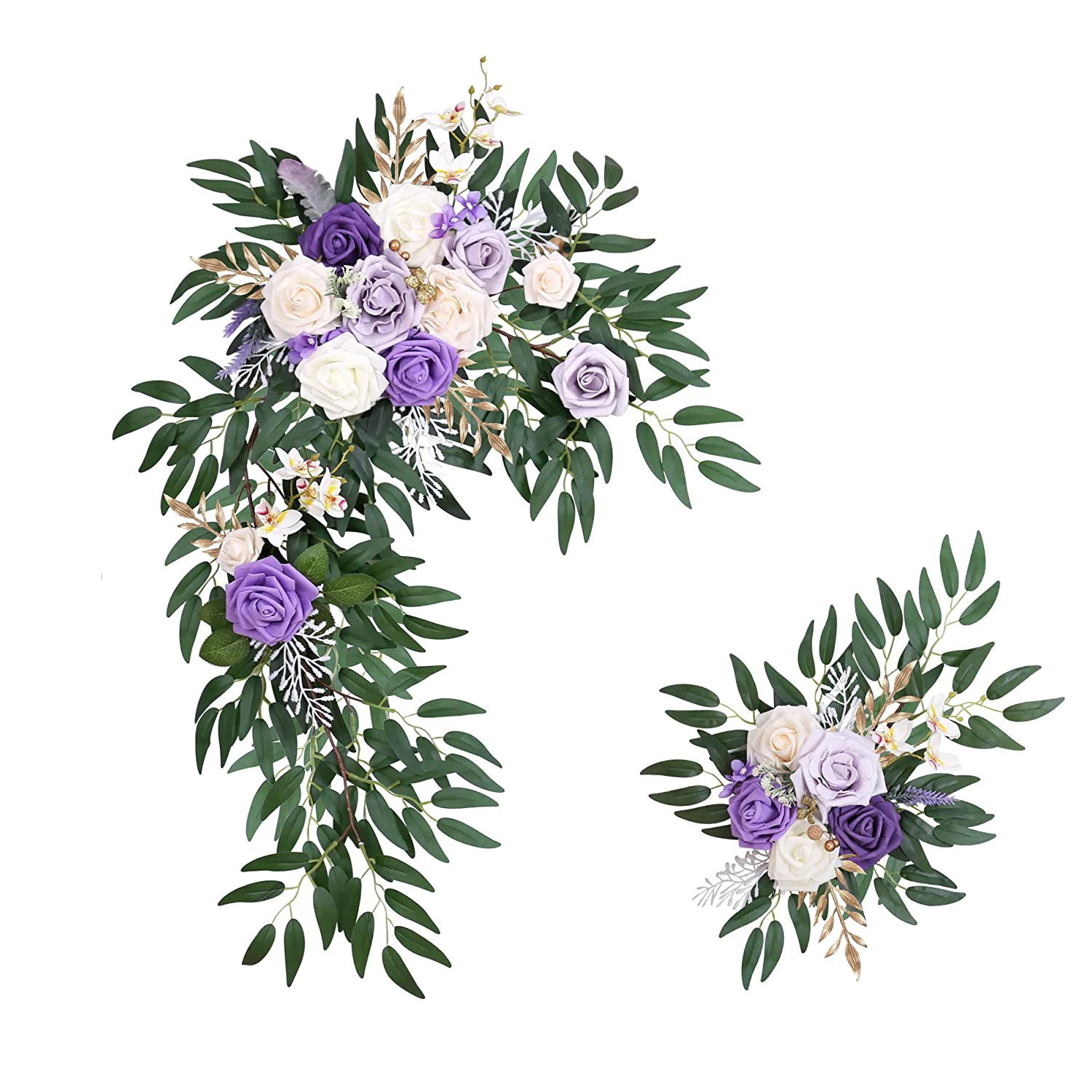 Two-piece set of arch flower welcome flower area arch door banquet…