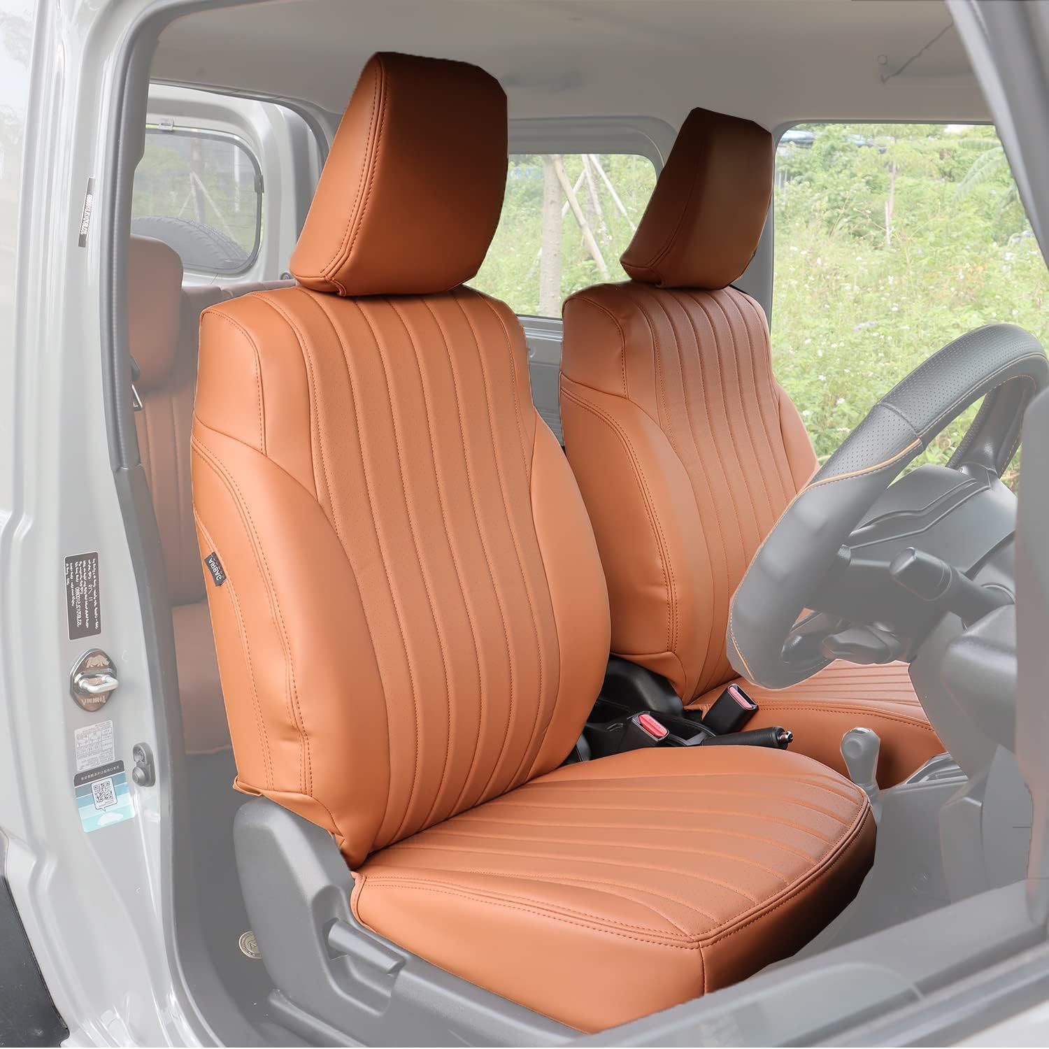 Suitable for 3-Door Jimny 2018+Jb64 Jb74 Leather High-End Seat Cover Fully Enclosed Seat Cover