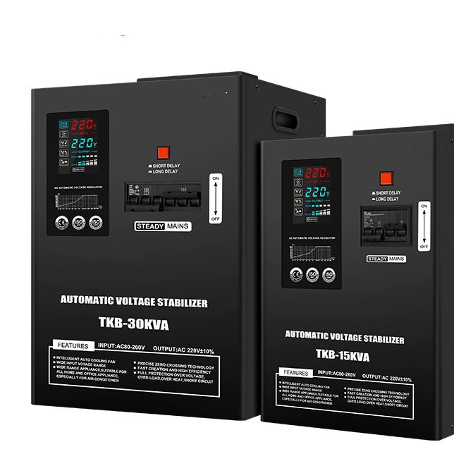 Electronic regulator 20KVA 30kva input 45-260V output 220V