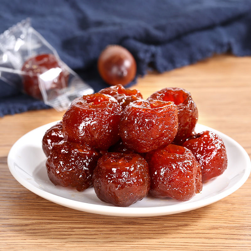 hollow Hawthorn Preserved fruit to work in an office leisure time snacks Confection De core Independent packing Sweet and sour