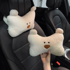 Car Headrest Pillow, Protective Cervical Pillow, Summer Car Interior Cute Car Cushion, Pair of Car Seat Back Support, Interior Accessory