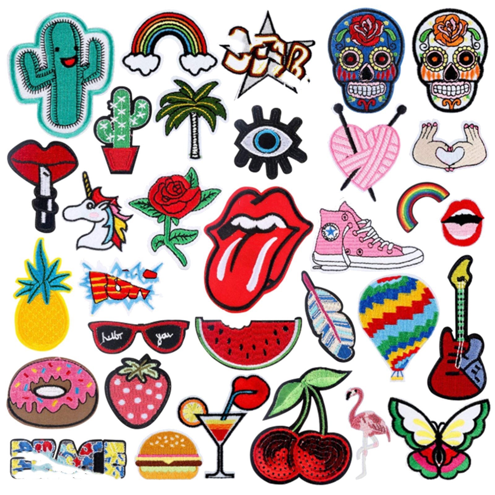 布贴补丁布贴熨烫背胶贴 布贴 衣服贴 卡通布贴 电脑刺绣布贴