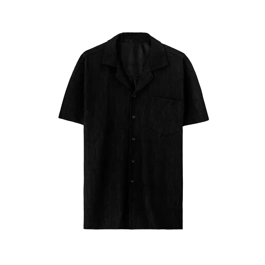 New Chinese Style Shirt Men's Autumn New Light Mature Style Men's Clothing Korean Style Slim-fit Non-ironing Business Ice Silk Long-sleeved Shirt Trendy