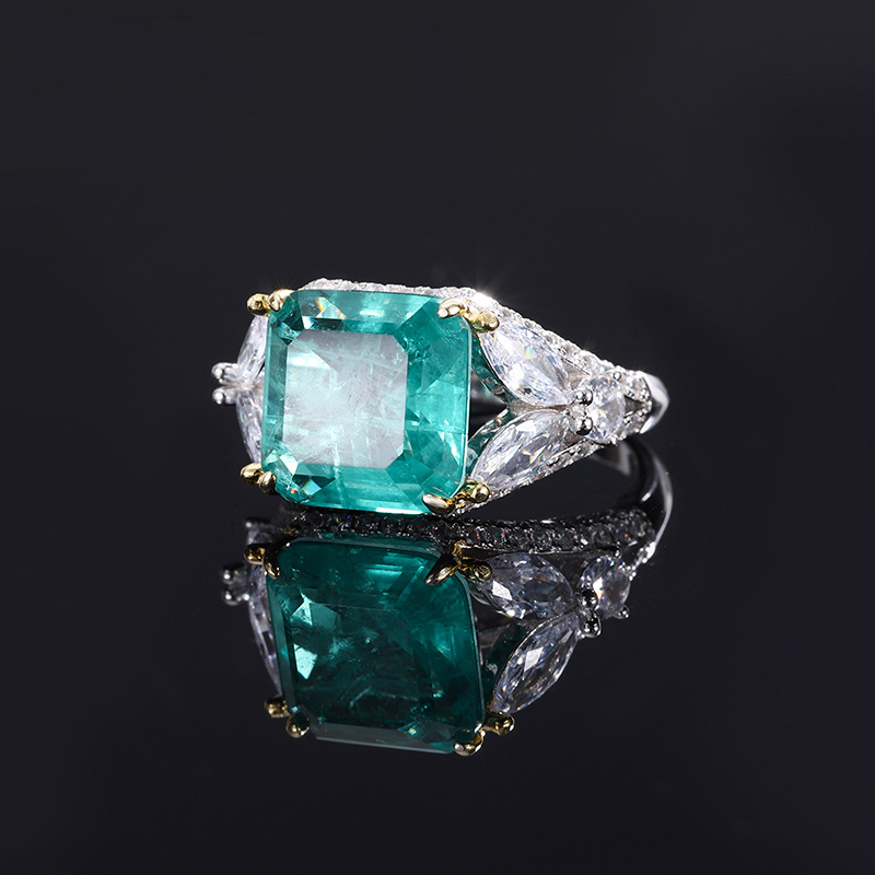 Zhuang Shengsheng Jewelery S925 Tongyin Silver imitation emerald…