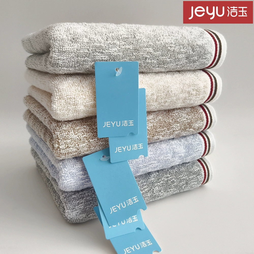 洁玉 Тowel Bamboo cotton soft water-absorbing home face towel Bamboo joint yarn Class A home face towel 110g