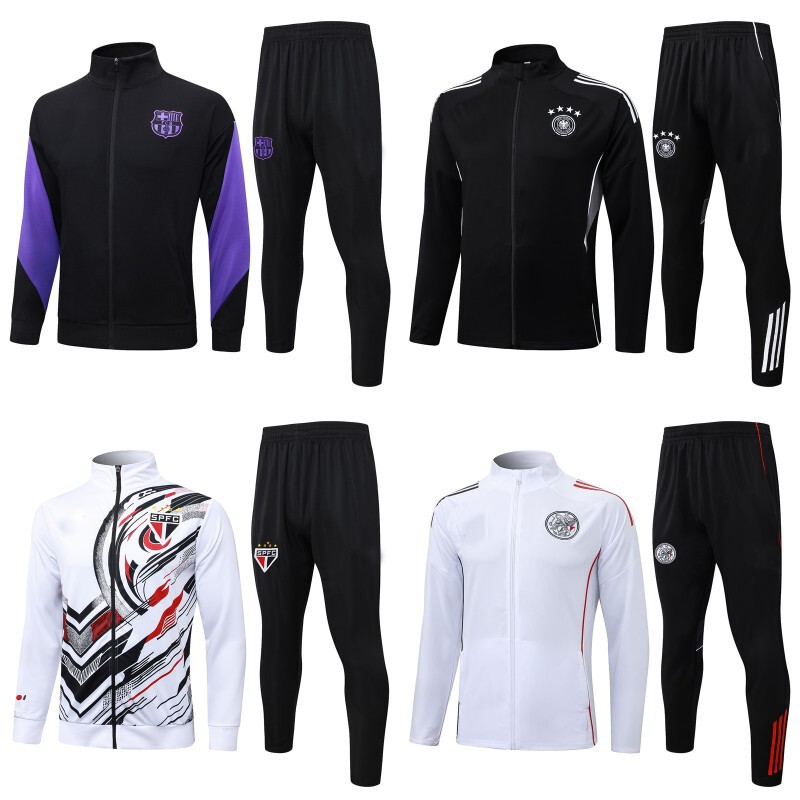 2526 Real Madrid Paris Ajax Arsenal Chelsea Marseille Football Training Uniform Ac Jacket Long-Sleeved Coat