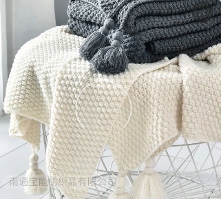ins北欧风沙发毯盖毯办公室午睡披肩毯子定制加工|ms