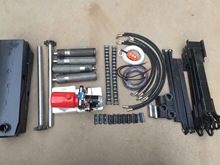 翻斗工程渣土翻斗自卸车盖汽车密闭加盖密闭系统配件散件