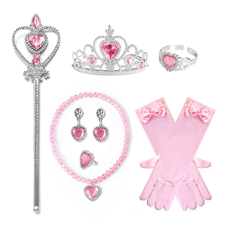 F15-Pink Scepter Crown Seven Peece Set