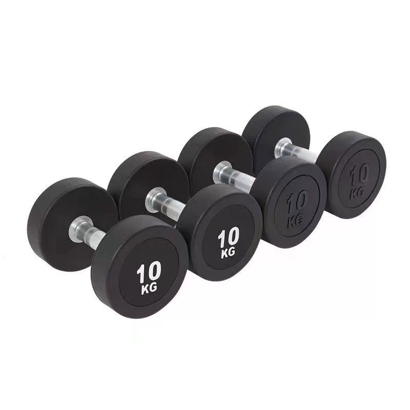 Fábrica de venta directa de pesas de cabeza redonda de goma para hombres gimnasio doméstico conjunto de pesas de acondicionamiento físico hierro fundido especial image 10