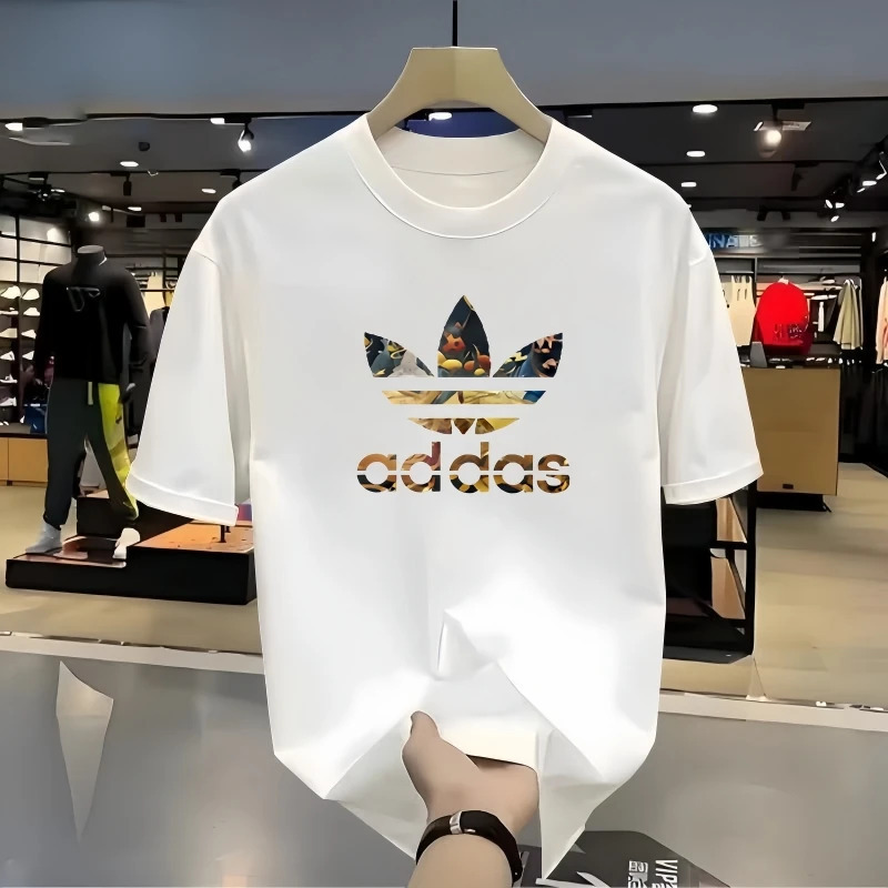 Tamisas de manga corta de hombre tendencia de verano de moda de hombre Tamisas de ropa de chicos 2025 nueva camiseta de manga media camiseta