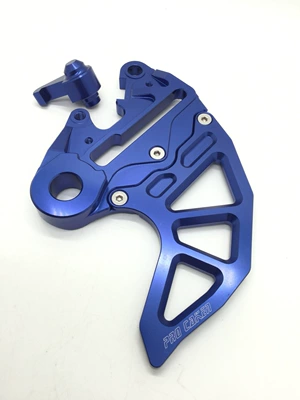 Applicable to 20-24KTM/Huswana 20mm 22mm rear brake pump protection bracket rear brake disc protection (Motorcycle Safety Supplies) - suitable-for-ktm501-rear-brake-bracket-blue-20mm