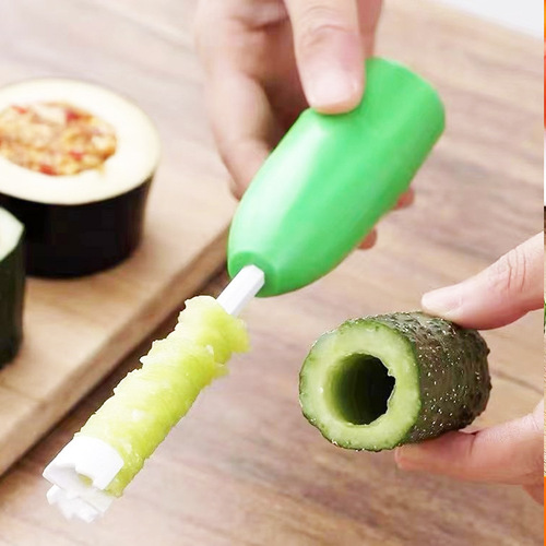 Vegetable corer, vegetable and fruit hollower, fruit multi-functional plastic corer, kitchen gadgets, hole corer