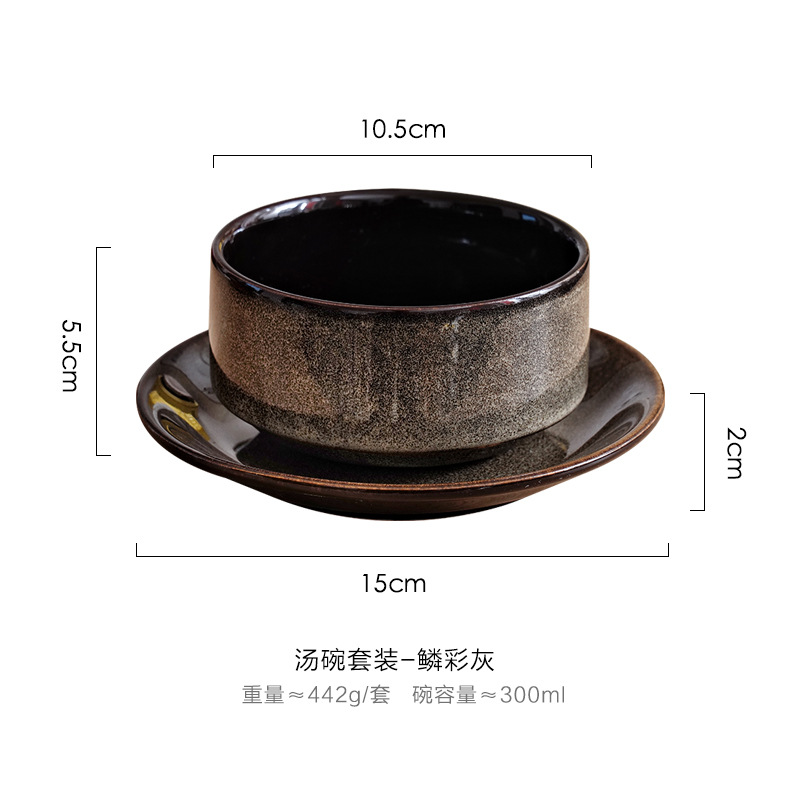 Tazón de cerámica para sopa, tazón con forma de nido de pájaro, tazón para ensalada de frutas, vajilla, tazón para postre de agua azucarada, tazón pequeño para sopa de desayuno, diseño creativo