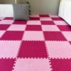 Linen cotton pink * rose red