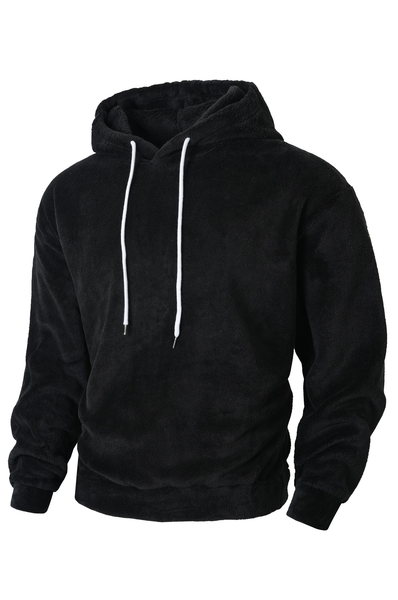Men's Winter Hooded Sweatshirt – Cozy Fleece-Lined Pullover (Oversized Fit, 260GSM, 3 Colors)_voghion.com