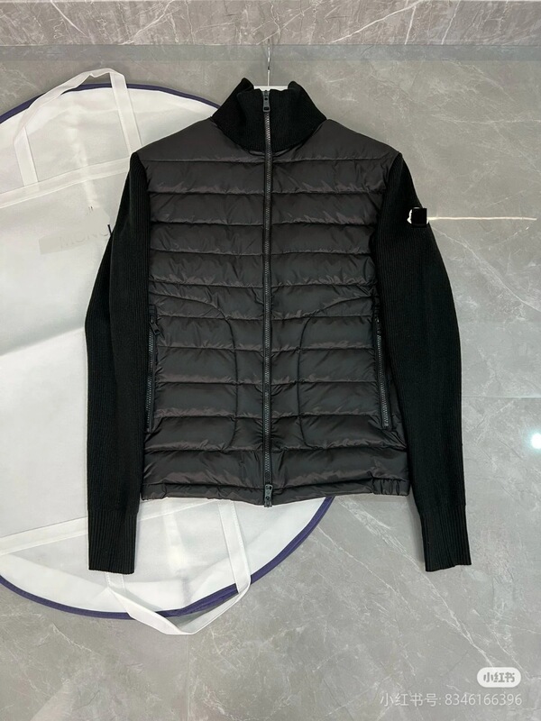 Putian High-End Version Moncler-Style Large Pocket Knit down Jacket 2025 Autumn and Winter New Men's Stand Collar Warm Jacket Putian High-End Version Moncler-Style Large Pocket Knit down Jacket 2025 Autumn and Winter New Men's Stand Collar Warm Jacket