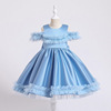 Dress for princess, cute skirt with bow, Korean style, European style, tulle