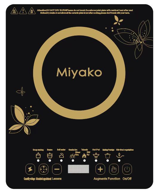 Hogar cocina microcristalina ultra-delgada hogar inducción utensilios de cocina pequeños electrodomésticos botón pantalla táctil inducción cocina regalo entrega