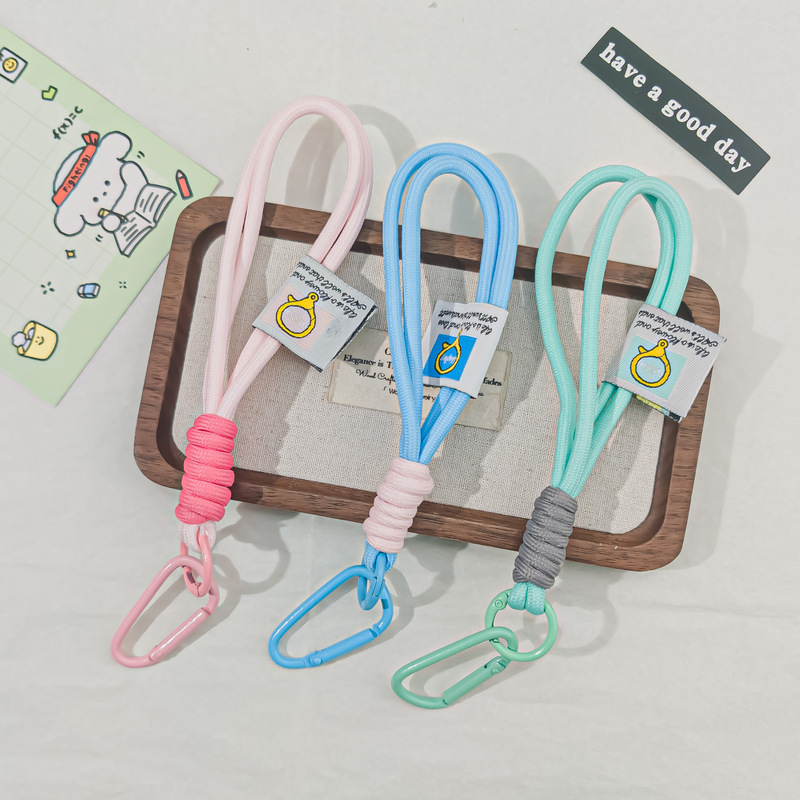 O49 Outdoor Backpack Rope Keychain Nylon Braided Lanyard Carabiner Couple Wrist Strap Bag Lanyard Trendy Toy O49 Outdoor Backpack Rope Keychain Nylon Braided Lanyard Carabiner Couple Wrist Strap Bag Lanyard Trendy Toy