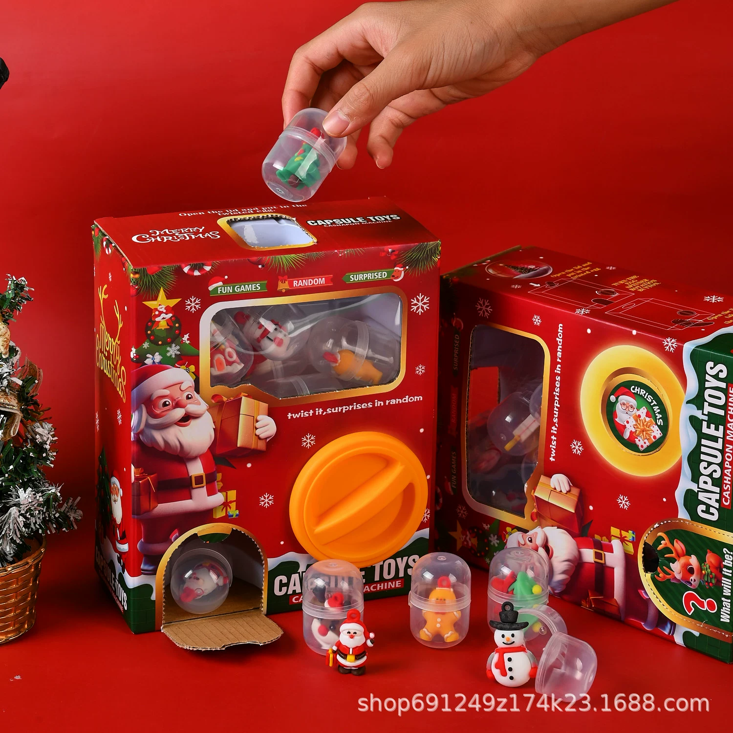 Мультфильм-кукла брелок детская Christmas игрушка интернет-знаменитость капсула игрушка подарок на день рождения